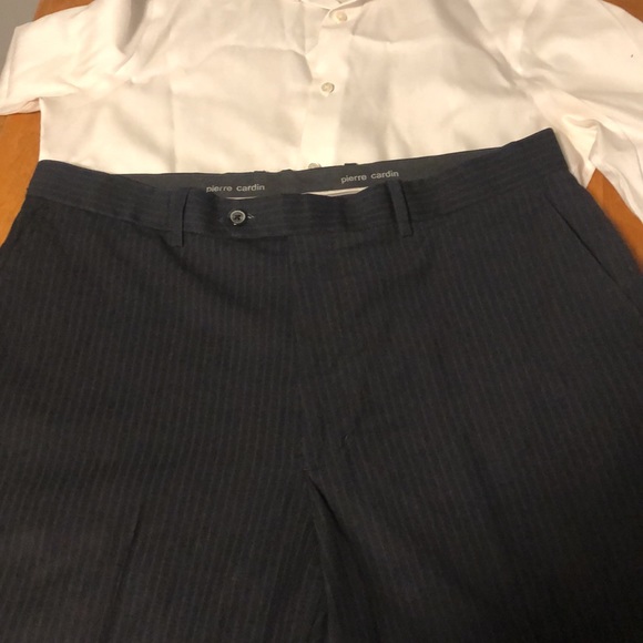 Pierre Cardin navy striped dress pants - Picture 2 of 3
